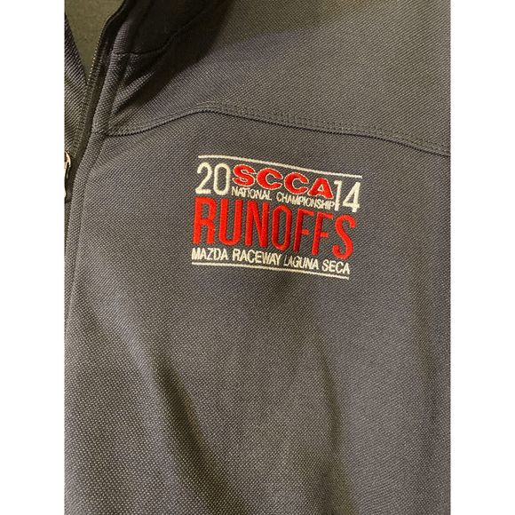 Port Authority Men's Gray MAZDA Raceway Laguna SECA Racing Jacket Size Large - Picture 7 of 8